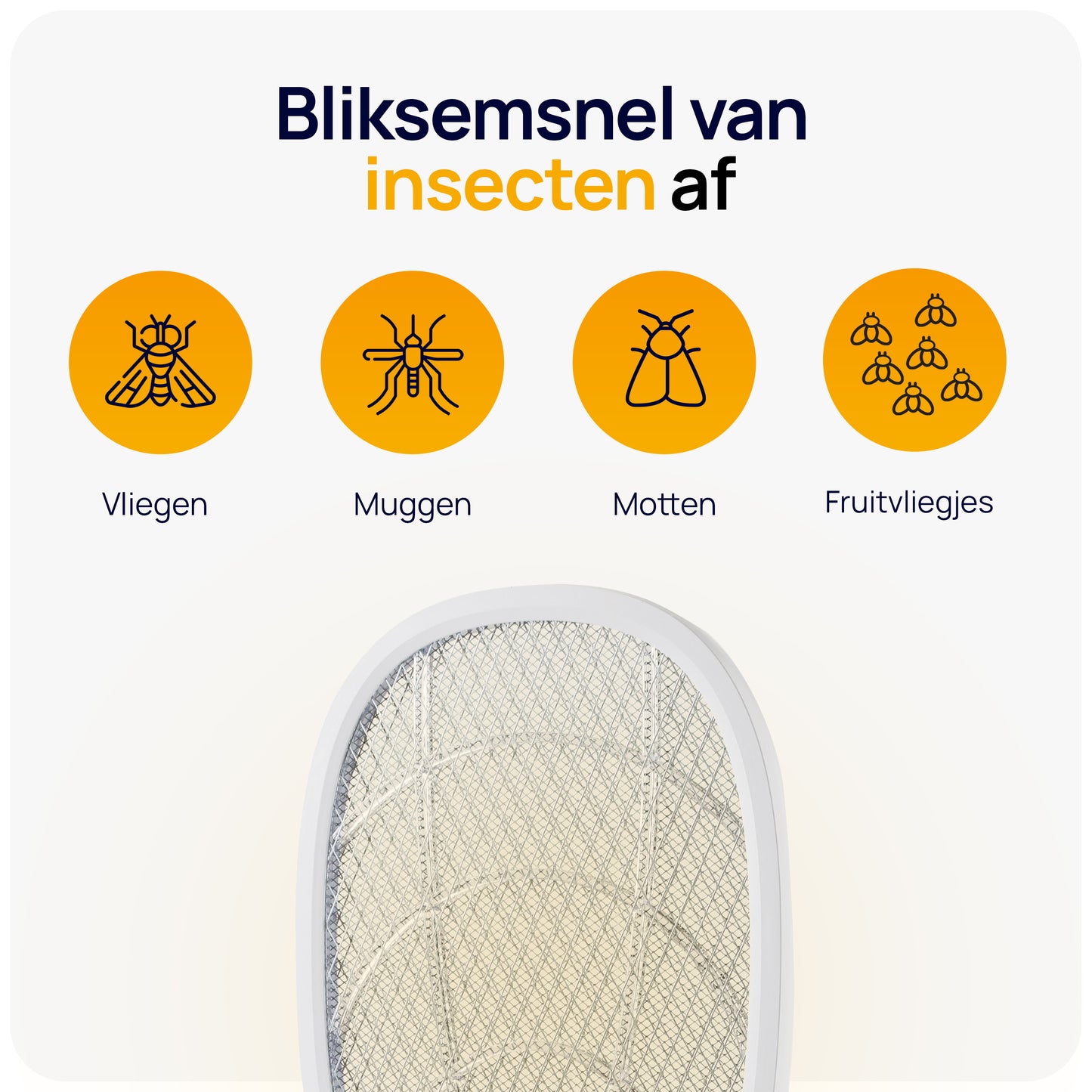 elektrische vliegenmepper tegen muggen