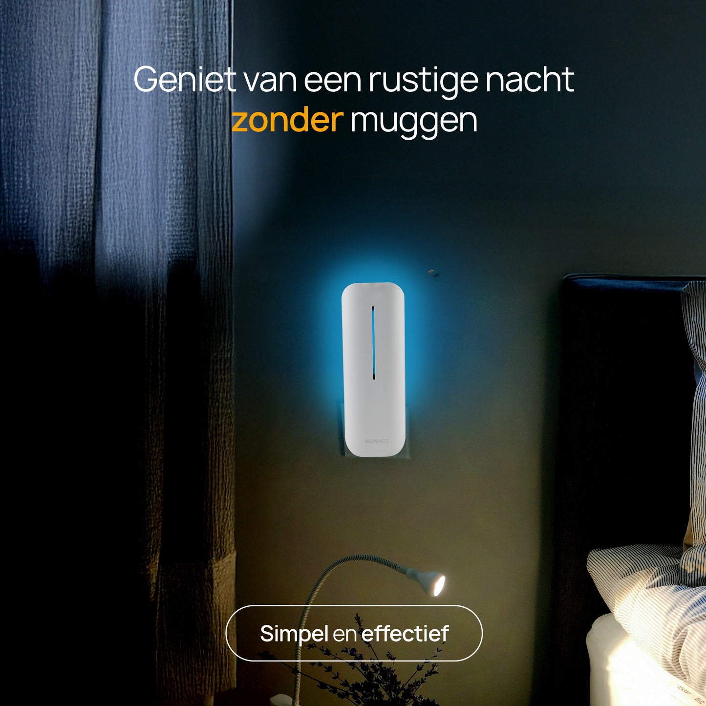 muggen slaapkamer