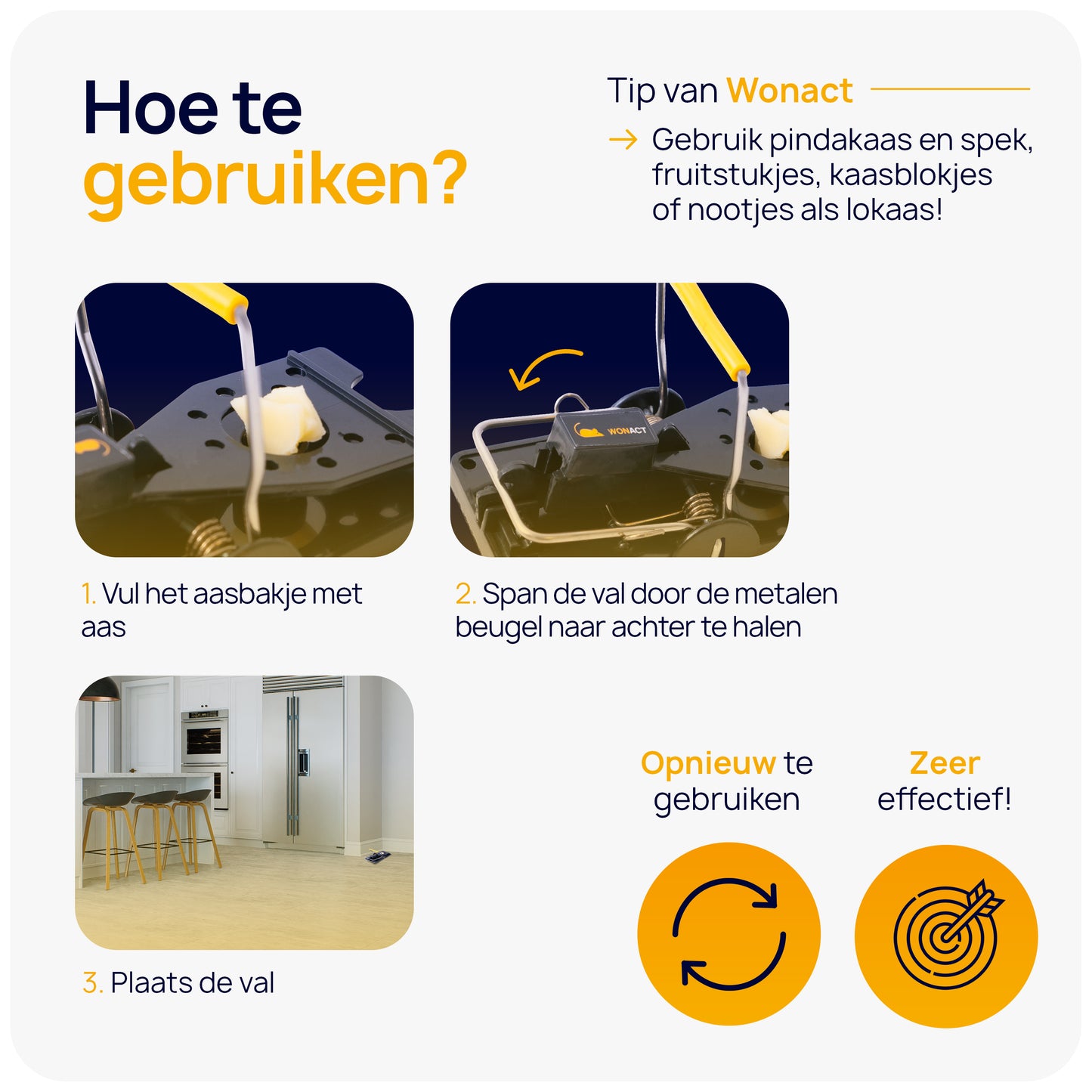 muizenvallen voor binnen