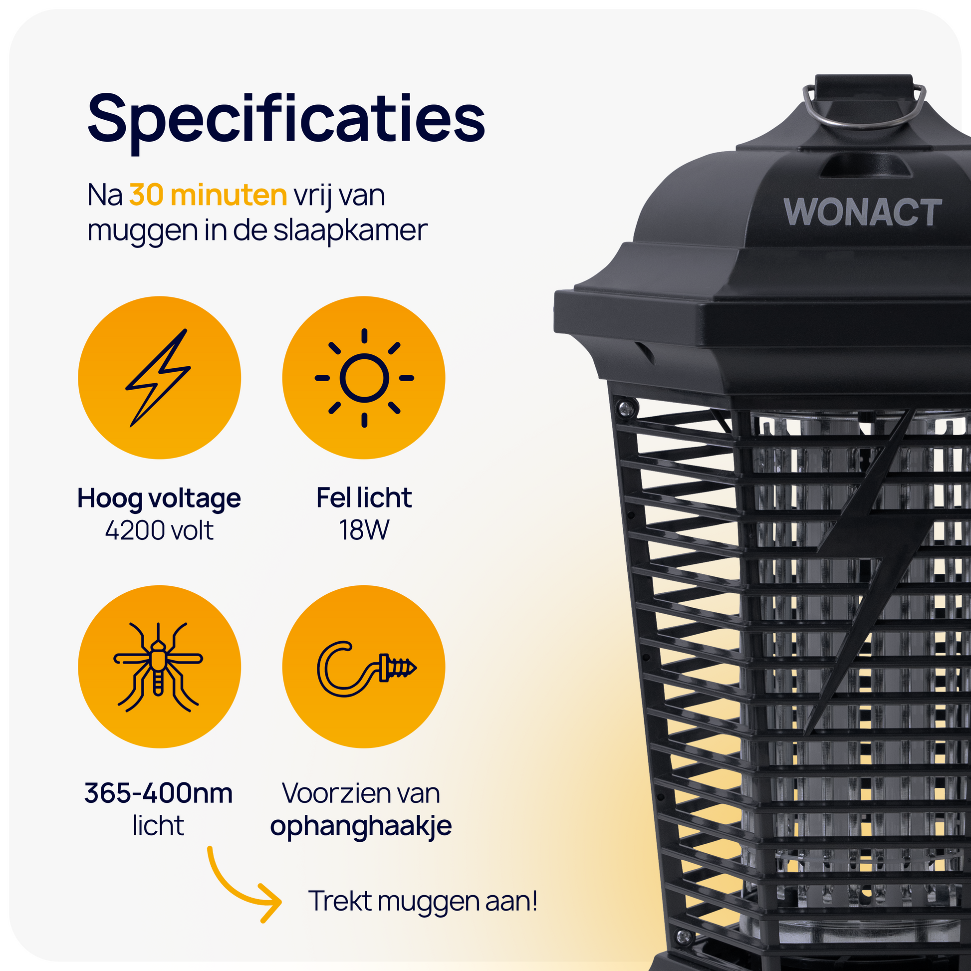 Wonact muggenlamp
