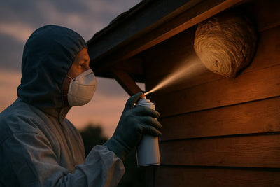 wespennest verwijderen spray