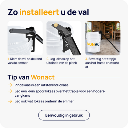 Wonact Loopplank Muizenval emmer