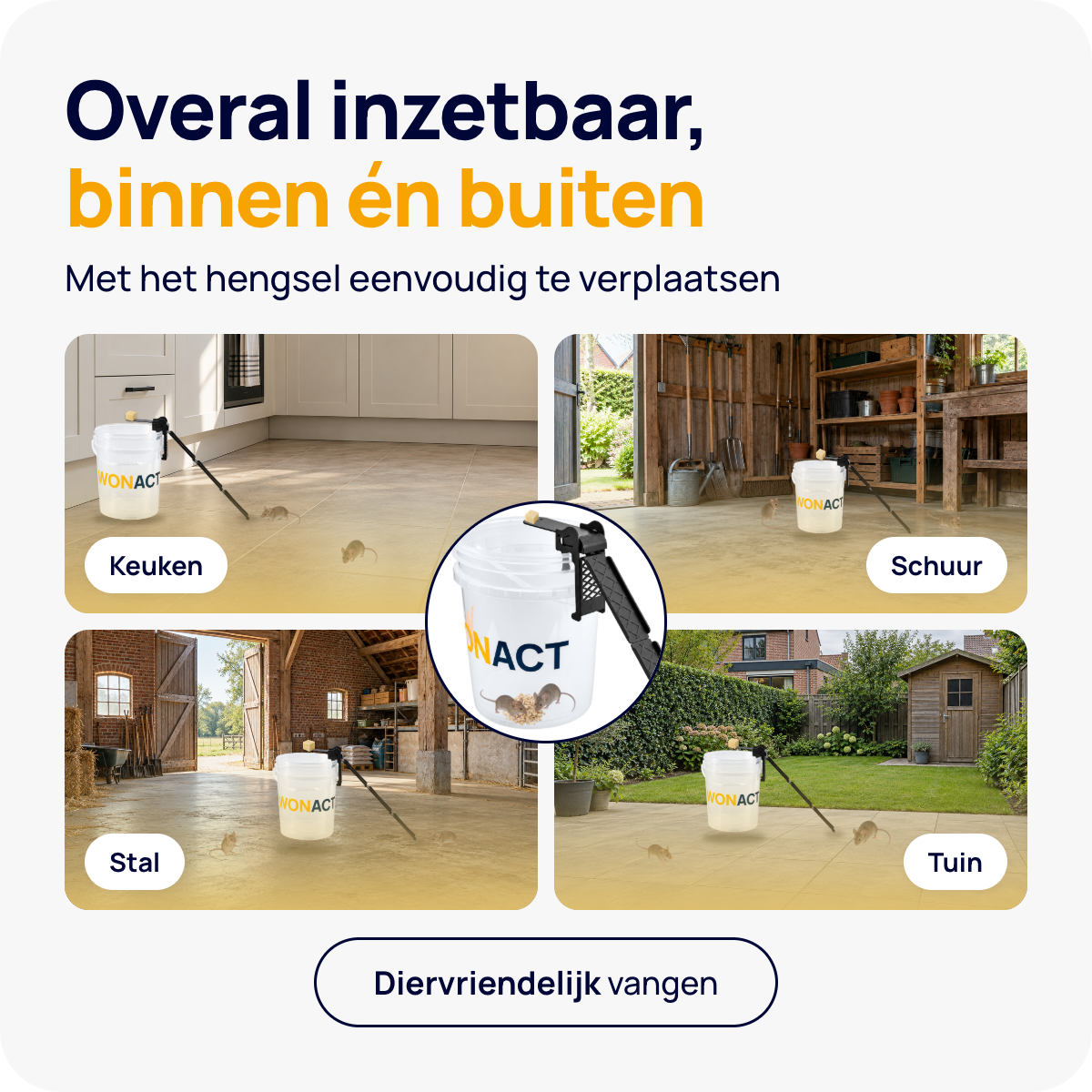 Wonact Loopplank Muizenval emmer