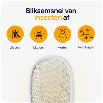 elektrische vliegenmepper tegen muggen