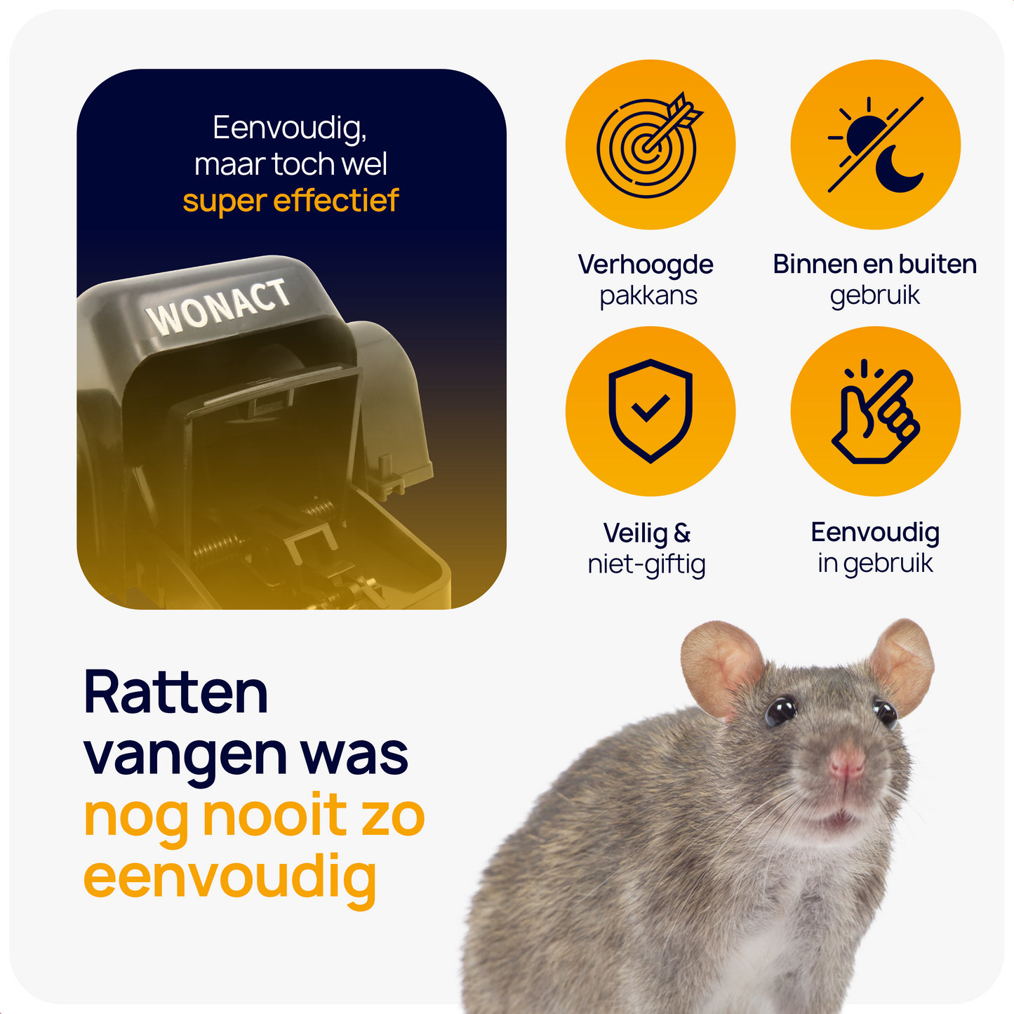ratten klapval