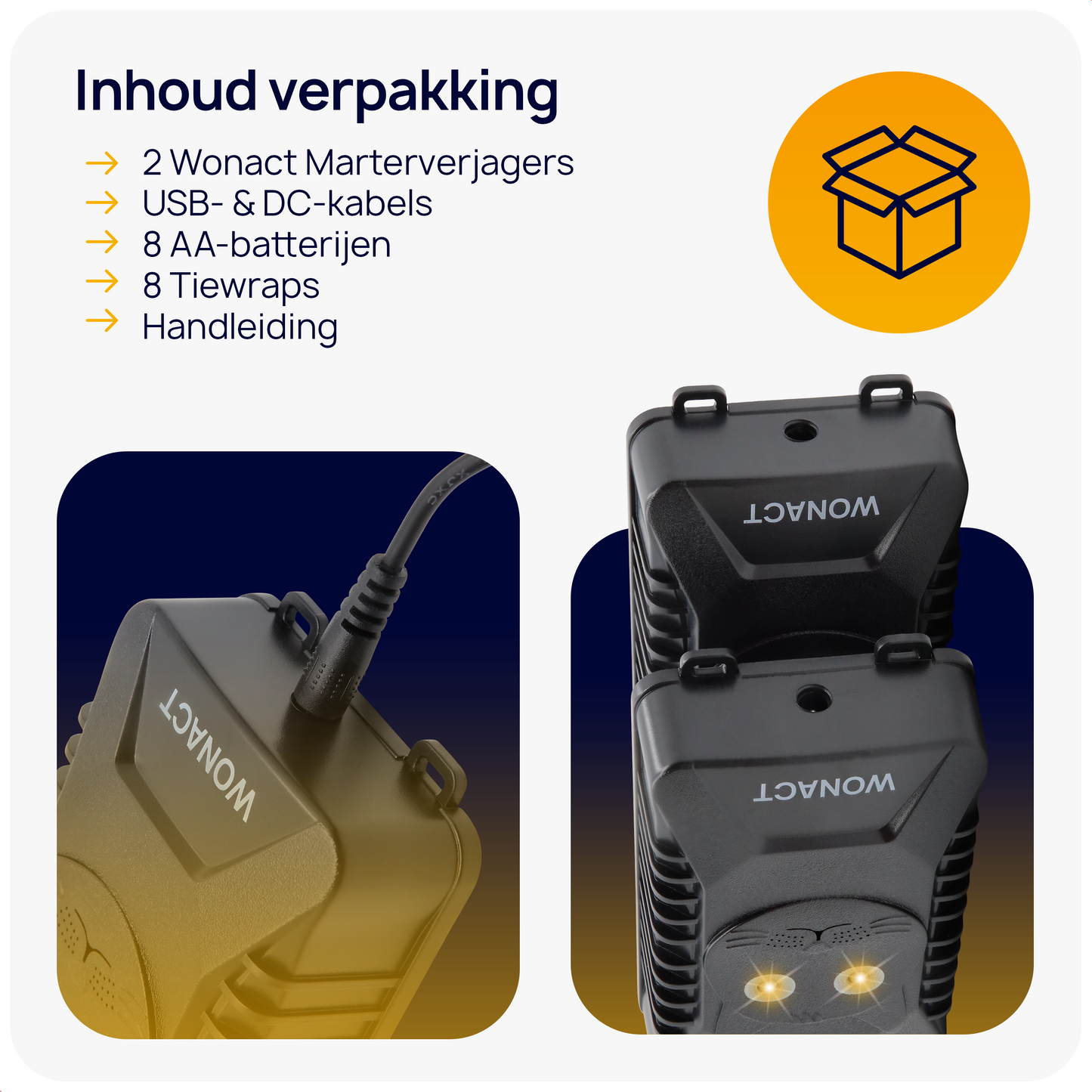 marterverjager auto op batterijen