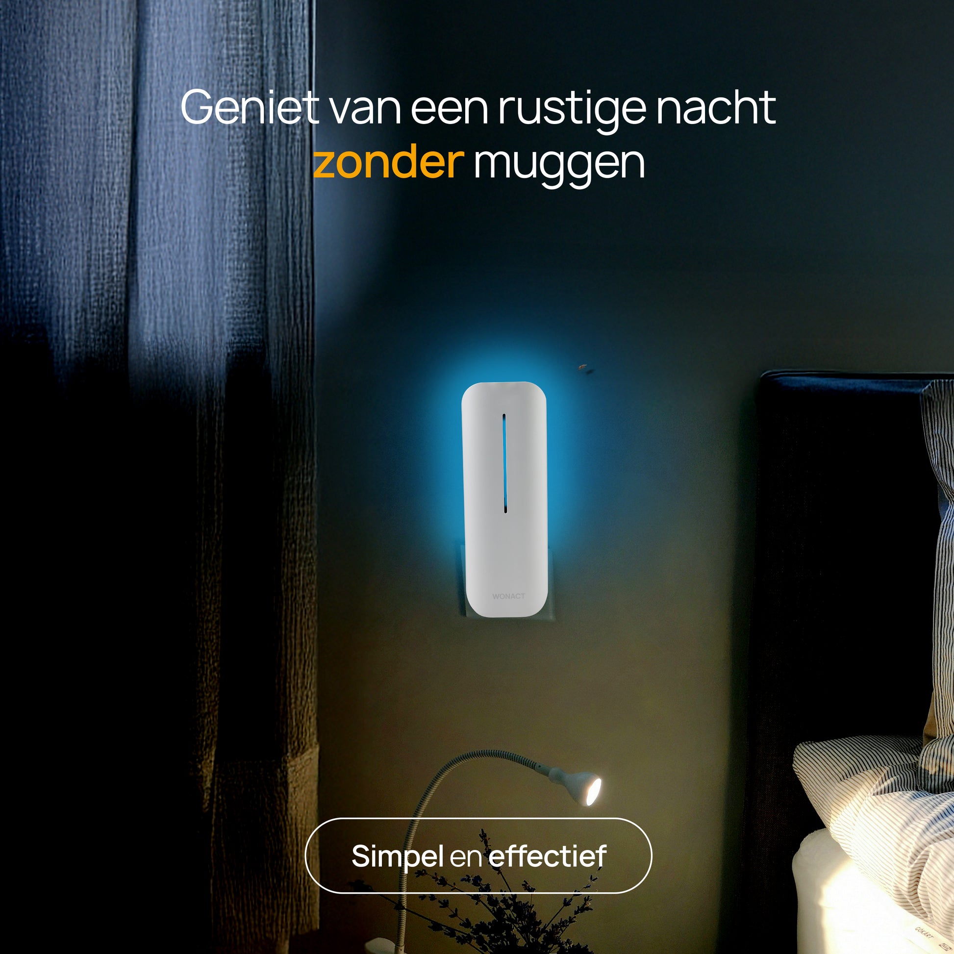muggen slaapkamer