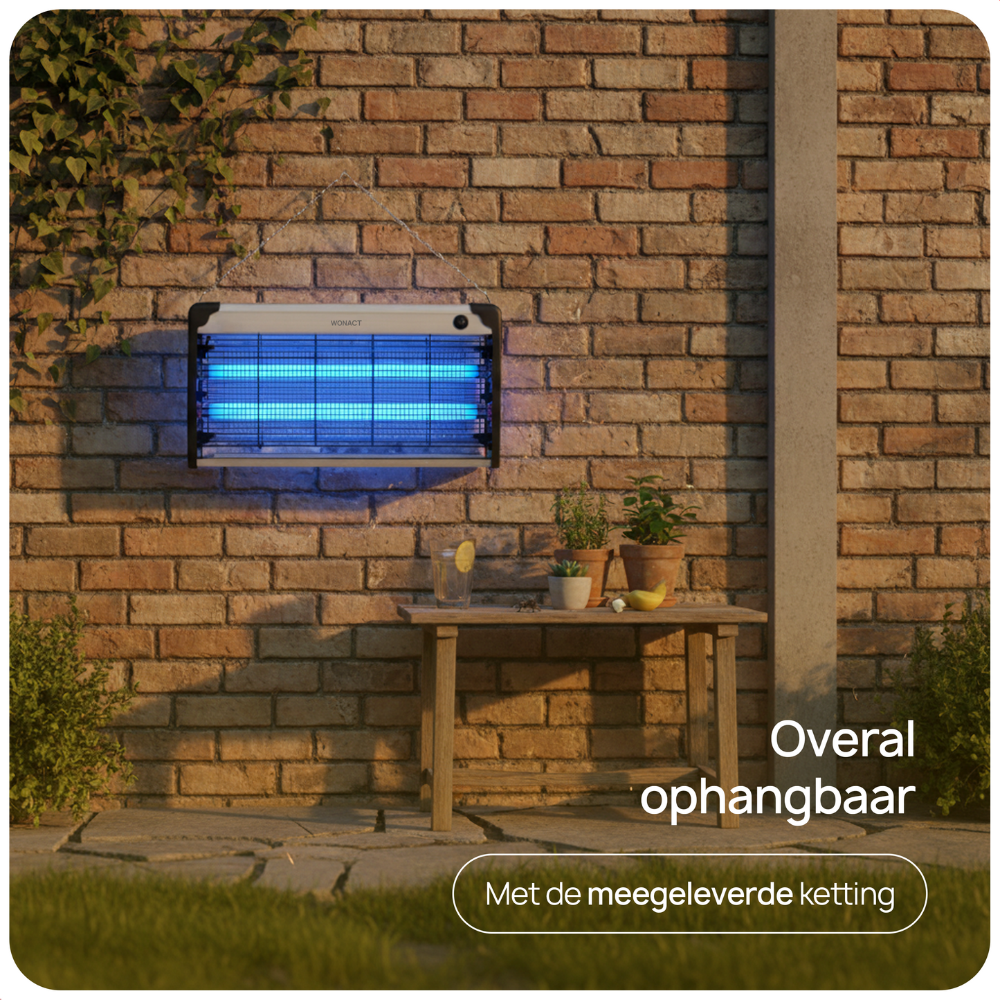 vliegenlamp buiten