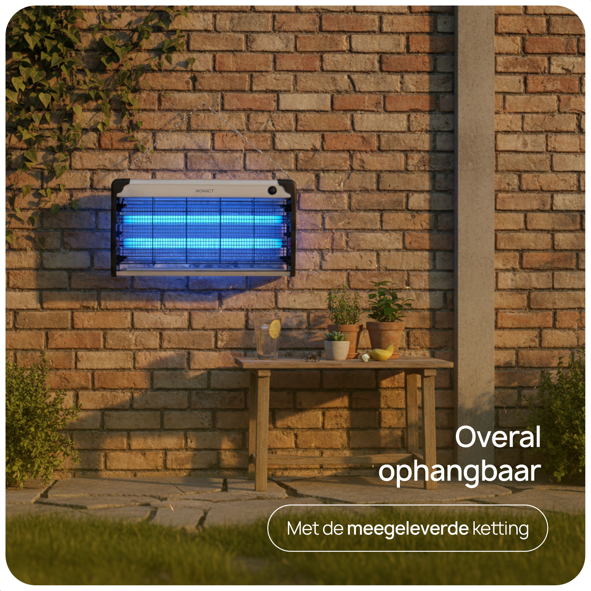 vliegenlamp buiten