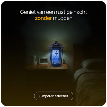 Muggenlamp binnen 