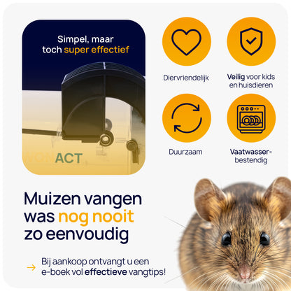 humaan muizen vangen