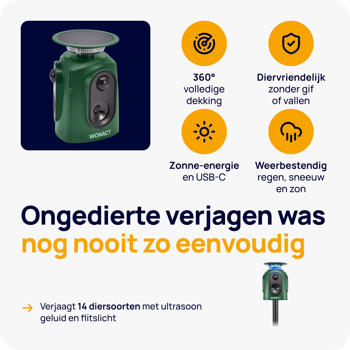 dierenverjager tuin